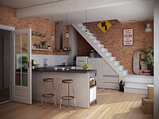 manfaat desain dapur ala mini bar