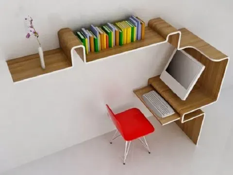 Desain Meja Belajar Unik, Kreasi Ruang Belajar yang Unik dan Estetik