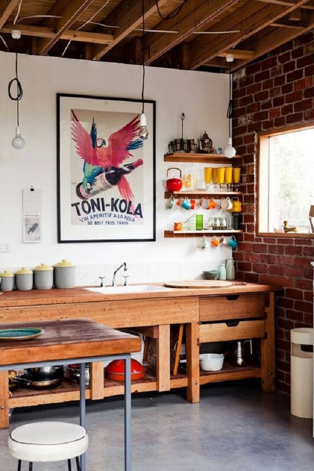 desain pantry industrial