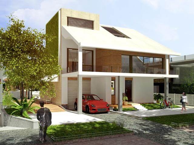 desain rumah 2 lantai