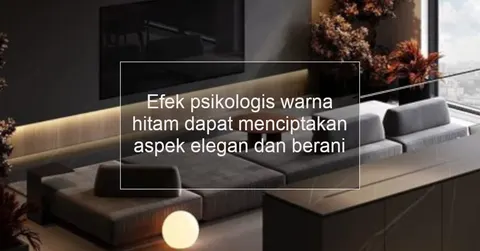 ruangan warna hitam
