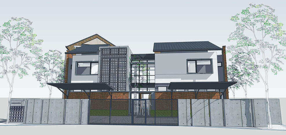 gambar arsitektur rumah tumbuh