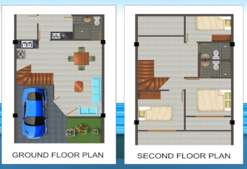 denah rumah minimalis 3 kamar tidur type 36