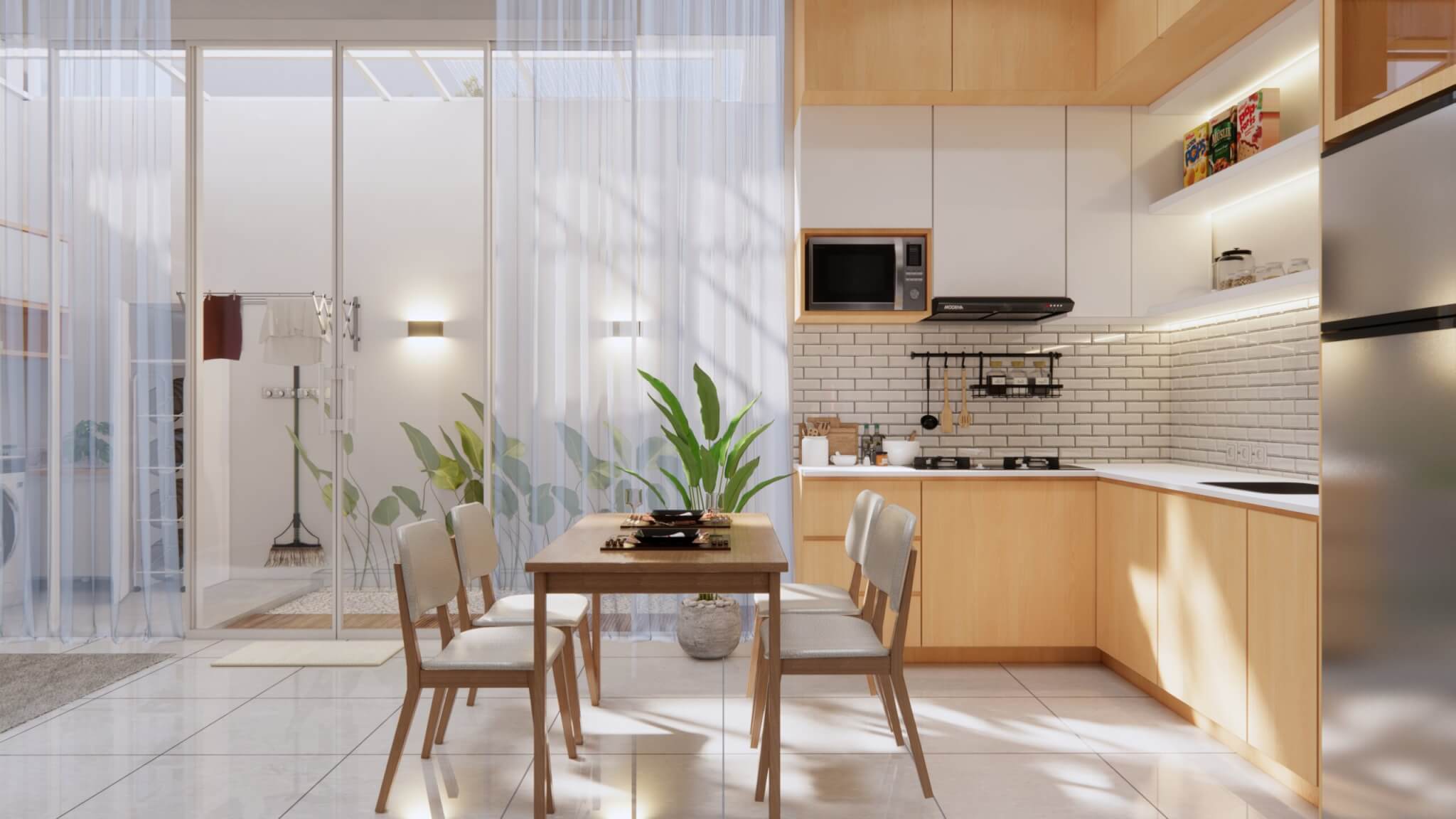 ruang makan dapur kecil