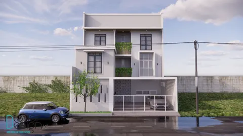 desain facade rumah modern