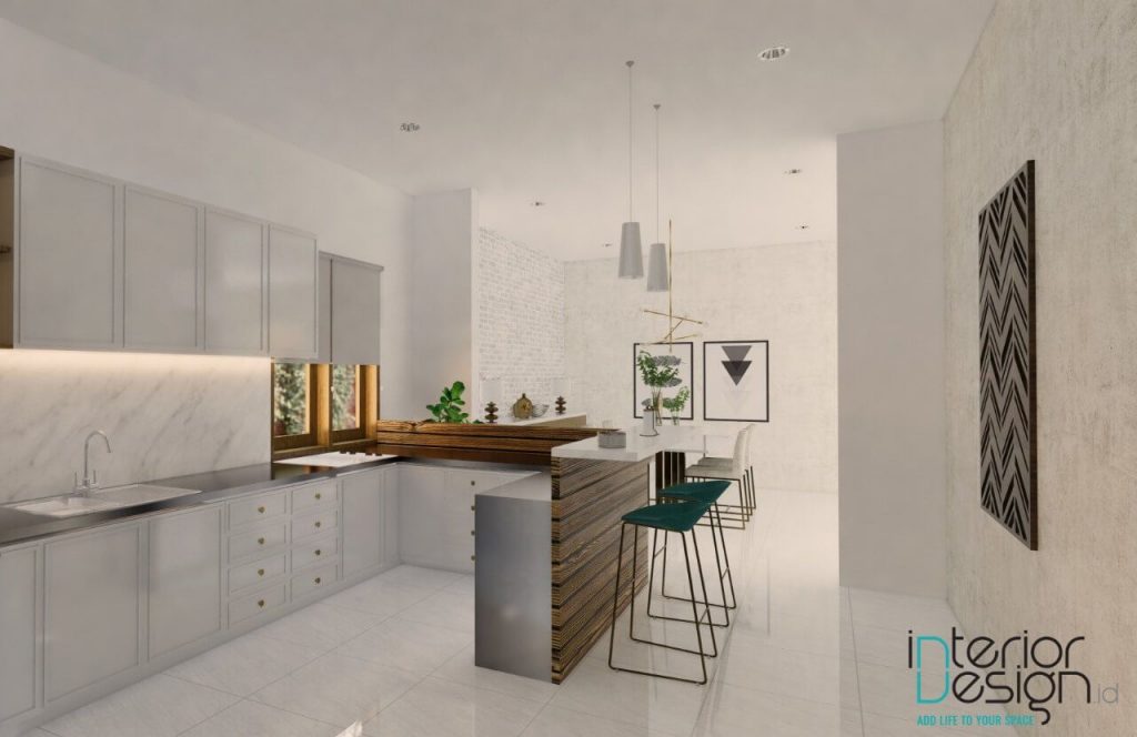desain pantry gaya klasik modern