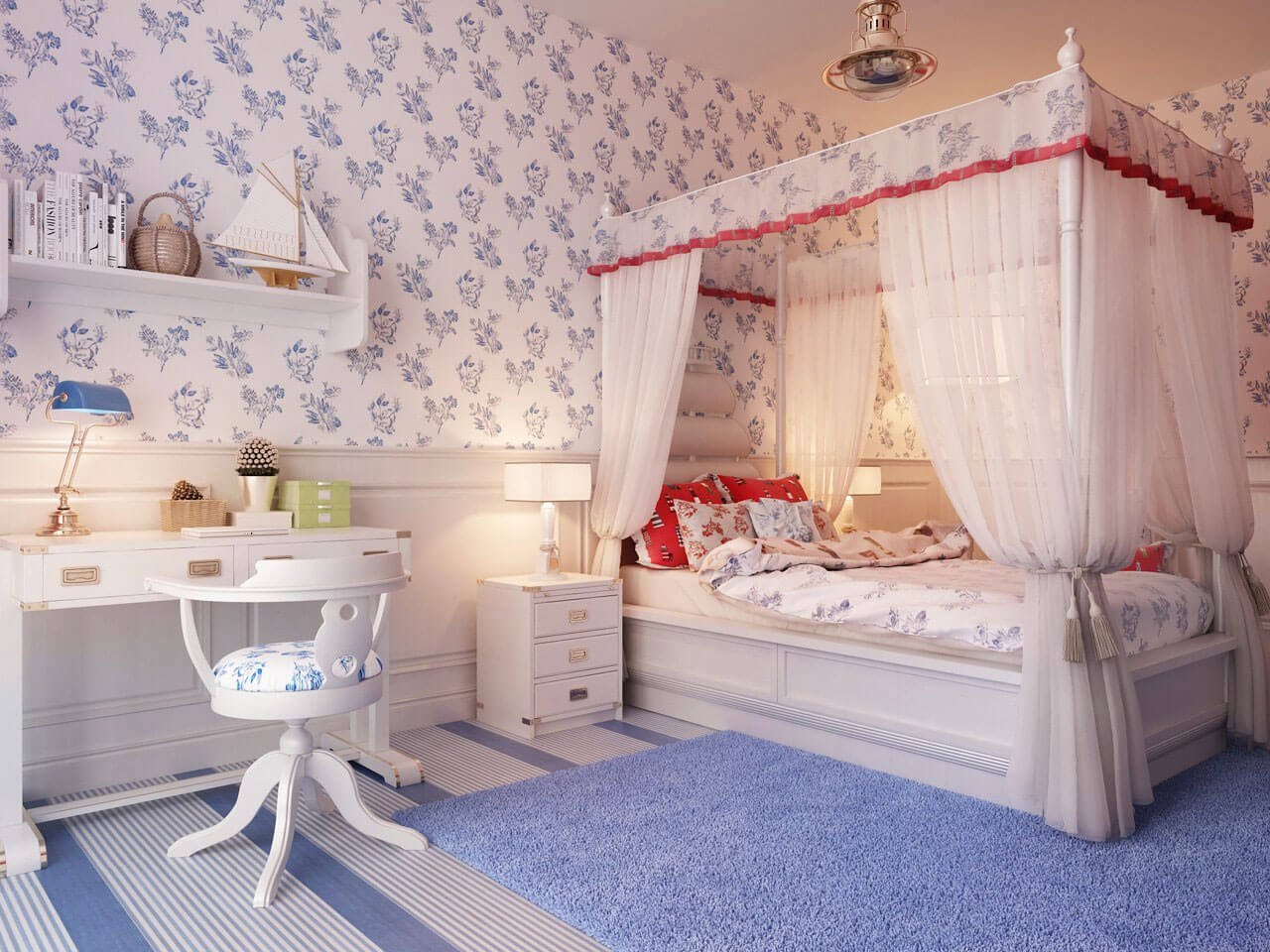 4 Desain Kamar Tidur Tradisional yang Khas dan Ikonik