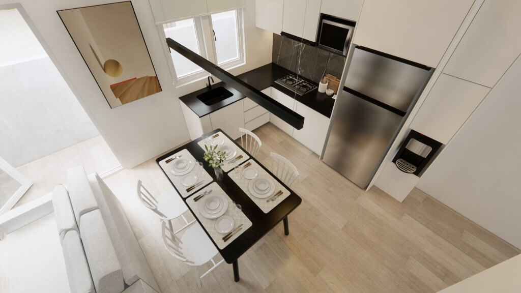 interior dapu rumah type 36