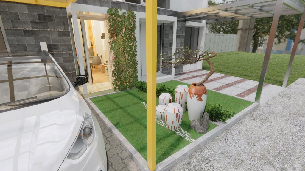 facade rumah minimalis jepang