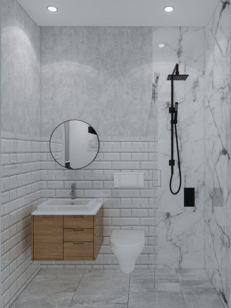 interior kamar mandi rumah type 36