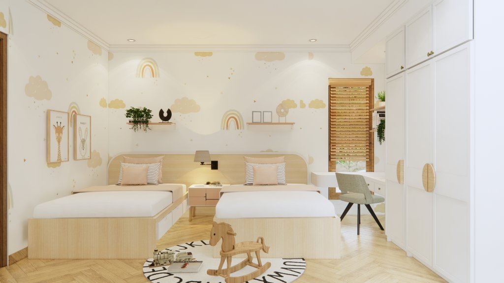 desain kamar anak farmhouse