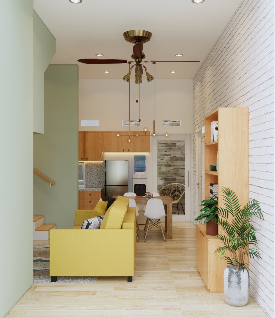 plafon rumah scandinavian