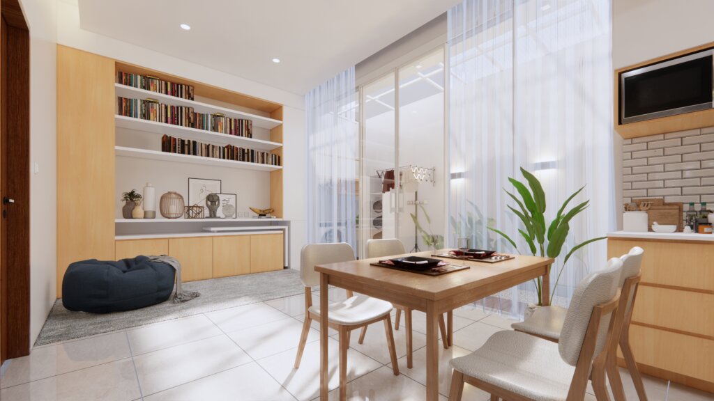 inspirasi desain ruang makan minimalis