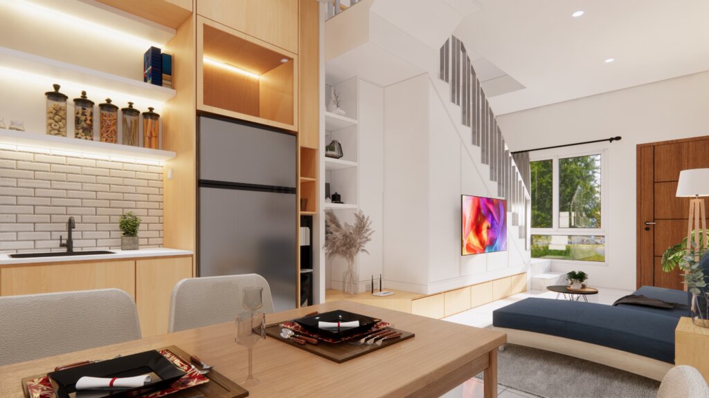 ide desain ruang makan minimalis