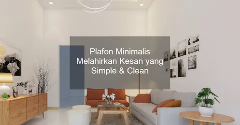 desain plafon ruang tamu minimalis