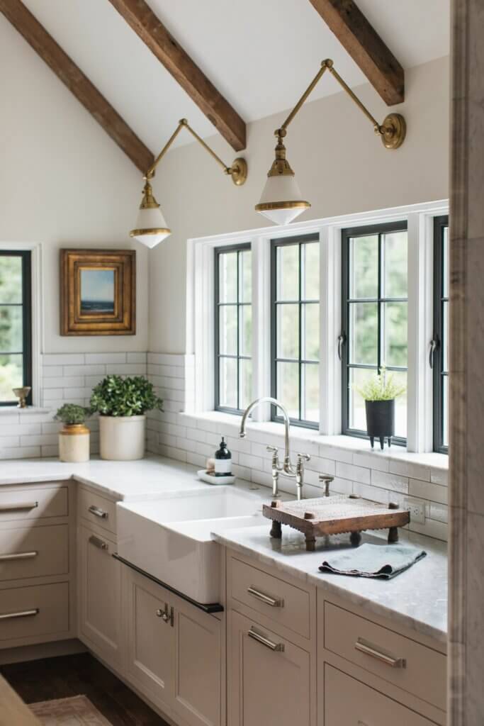 meja dapur minimalis english kitchen