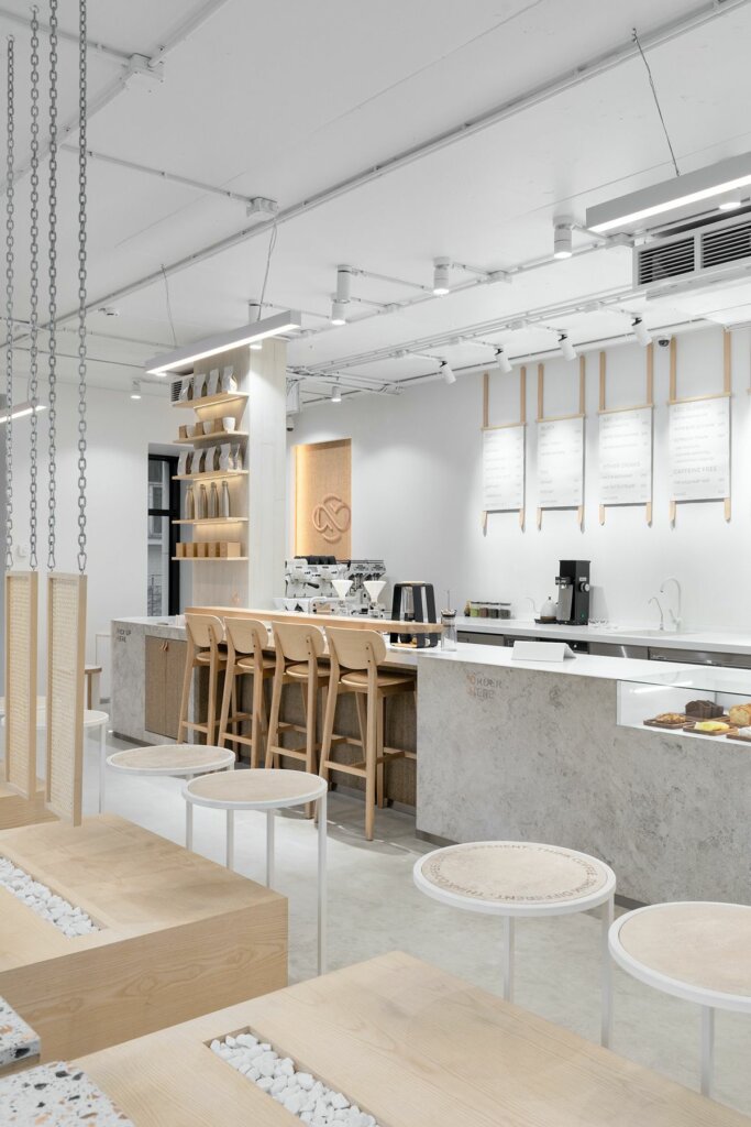 dekorasi cafe minimalis