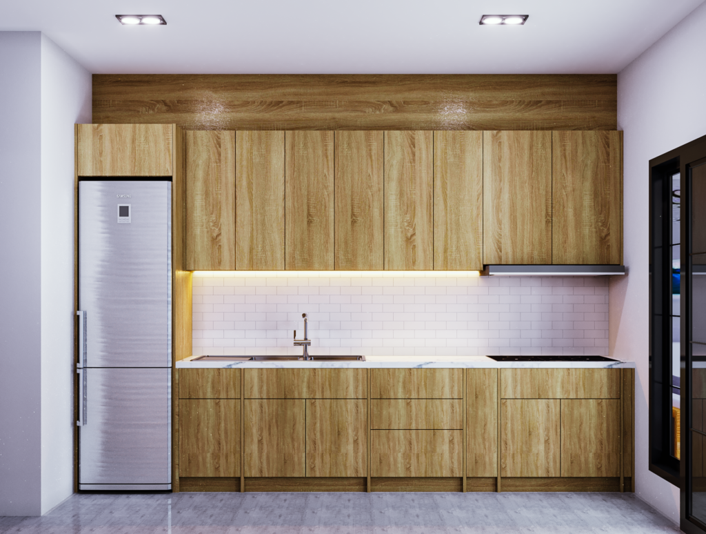 dapur industrial modern