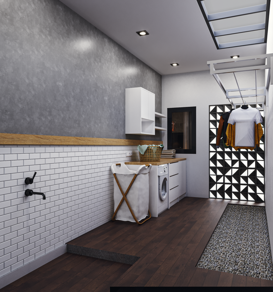 area laundry industrial modern
