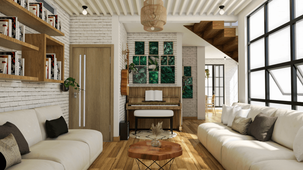 villa modern farmhouse sentul bogor
