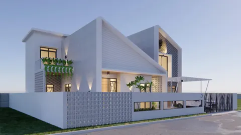 rumah minimalis dua lantai