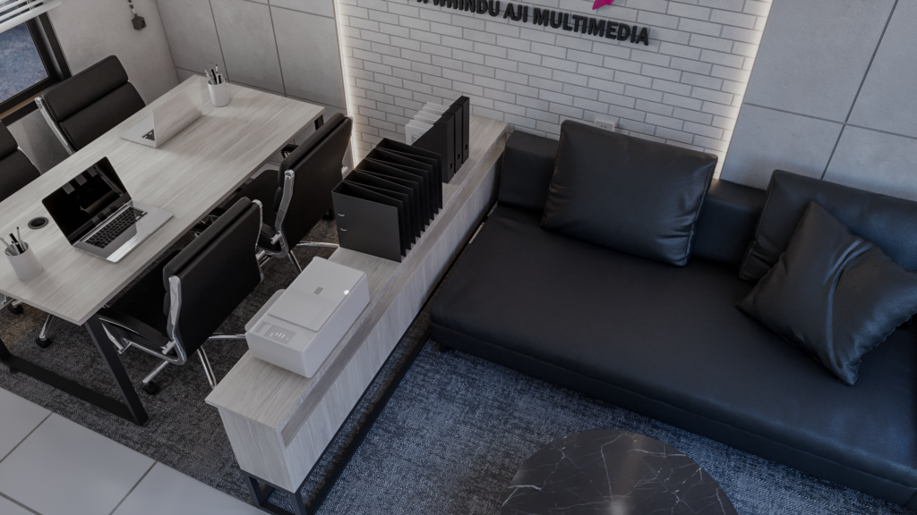 kantor modern industrial