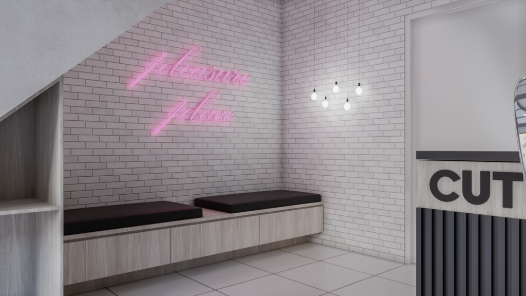 barbershop modern industrial