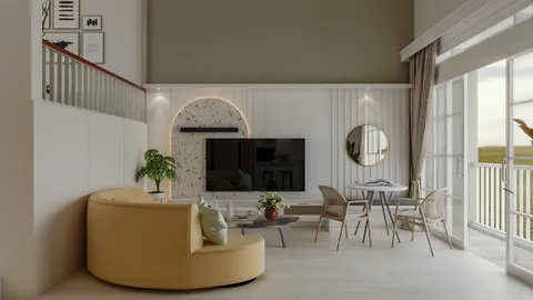 interior ruang keluarga