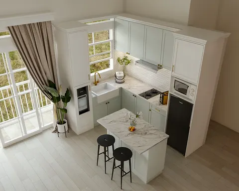 interior dapur modern kontemporer