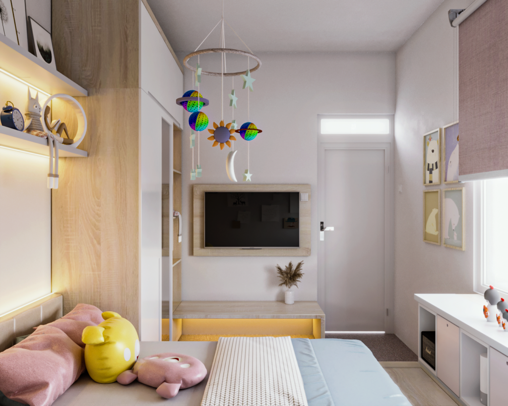 layout kamar anak