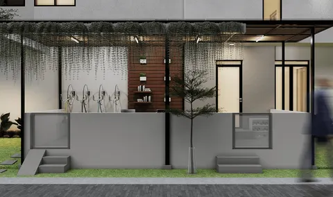 teras rumah minimalis