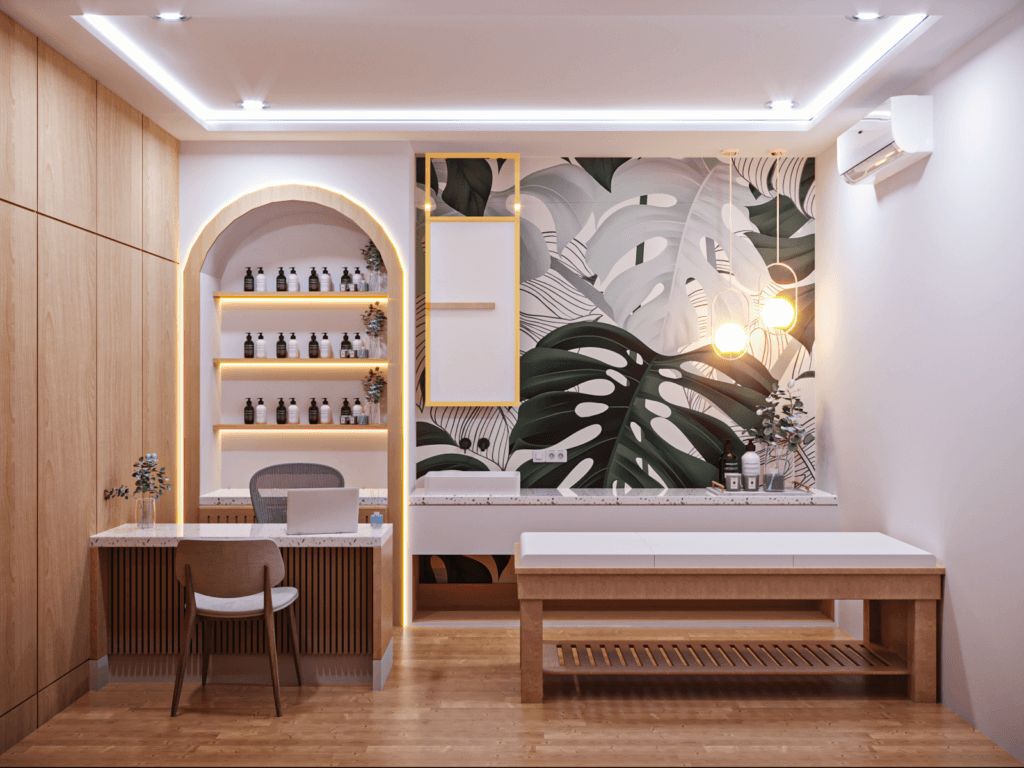 beauty clinic japandi
