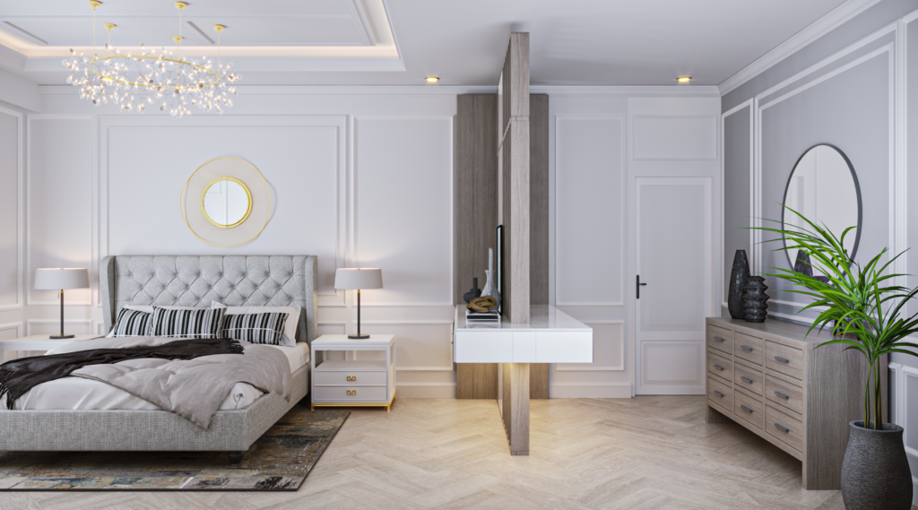Desain kamar tidur american klasik