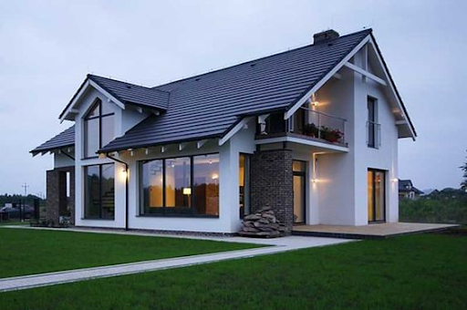 Desain-Rumah-Atap-Miring-Ke-Depan-Dengan-Atap-Gable