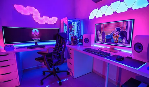 RGB LED Strip Ideas untuk Interior Ruangan