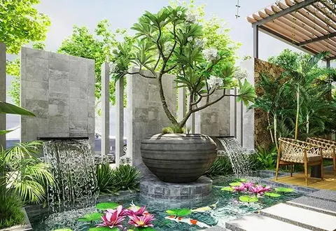 8 Ide Dekorasi Taman Rumah Sederhana Cantik Tuk Tampilan yang Lebih Fresh dan Menawan