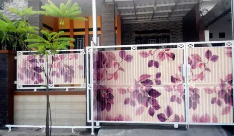6 Desain Fiber Pagar Rumah Tuk Menambah Nilai Estetik Pada Tampilan Depan