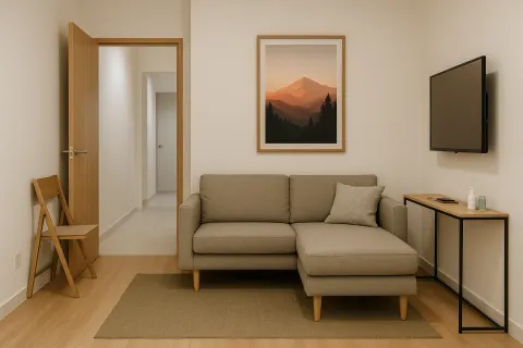 Ruang Tamu di Rumah Kost