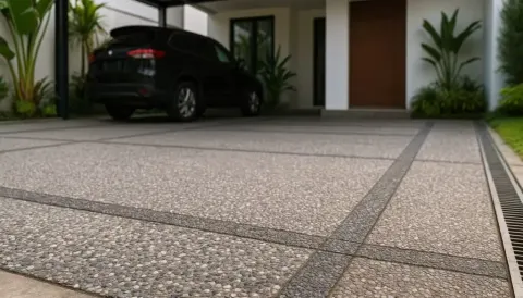 Lantai Carport Anti-Slip untuk Rumah Tropis: Pilihan Tekstur Aman Saat Musim Hujan
