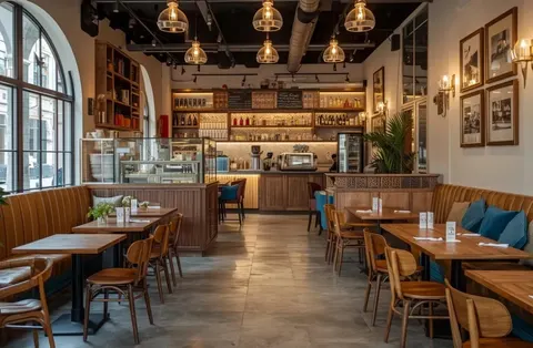 Interior Cafe Sesuai Brand Identity yang Terasa Nyata