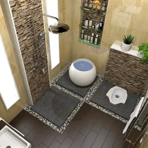 Desain Kamar Mandi Compact