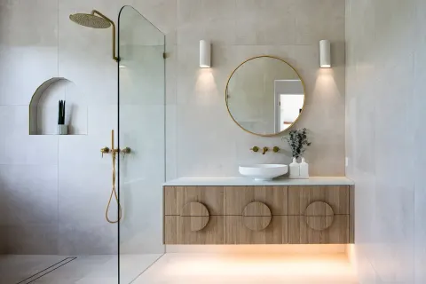 Spesifikasi Posisi Lampu Dinding Cermin Kamar Mandi untuk Wajah Natural