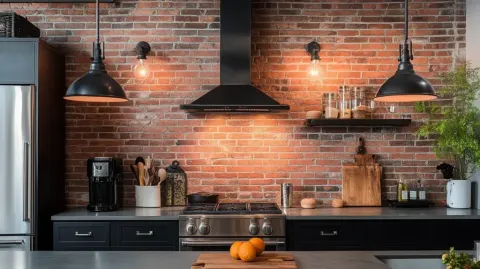 backsplash kecil sebagai focal point