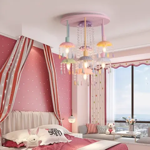 Lampu Gantung Kristal untuk Kamar Anak Perempuan