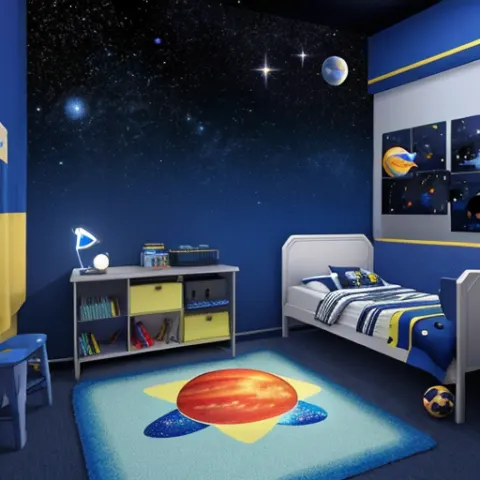 Pencahayaan Kamar Anak Laki-Laki (Ambient & Task) Terbaik