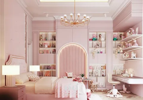 Furnitur Serbaguna untuk Kamar Anak Perempuan