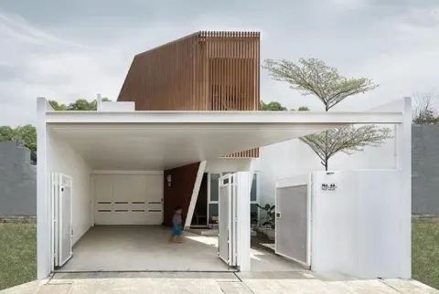 Carport Semi-Tertutup Adem