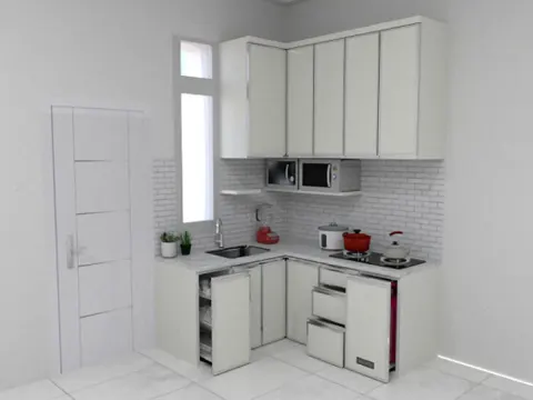 Kitchen Set Minimalis Dapur Kecil