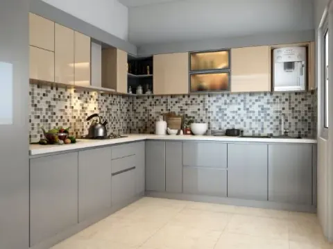 Kitchen Set Letter L Minimalis